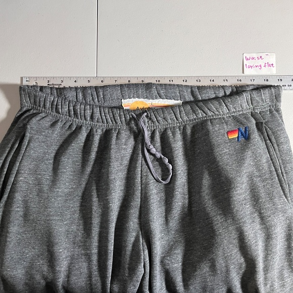 Aviator Nation 4 Stripe Joggers Sweatpants - Men's Size L - Gray - Picture 7 of 9